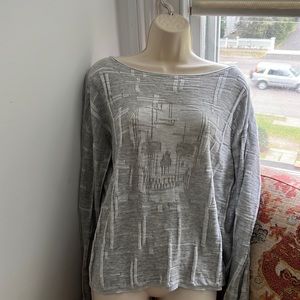 Skull Cashmere cotton sweater